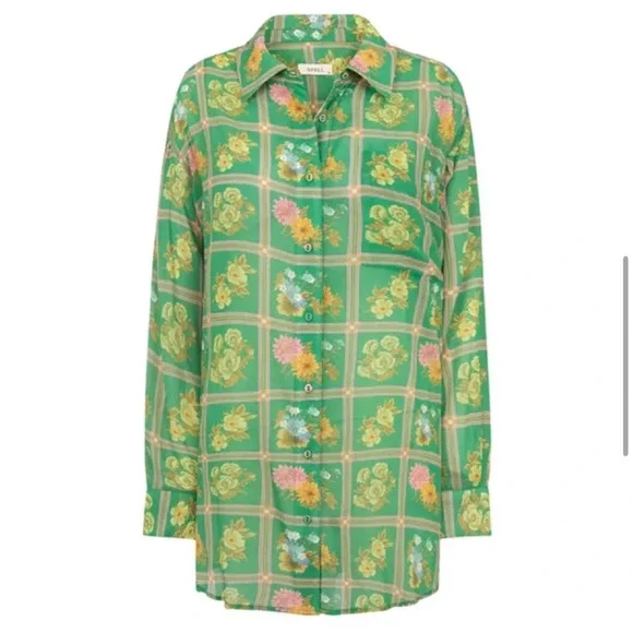 Spell The Flora Shirt in Citrus Crush - Picture 9 of 10